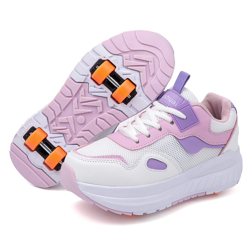 Men'S Shoes - Çocuklar için 4 Tekerlekli, Çıkarılabilir Tekerlekli