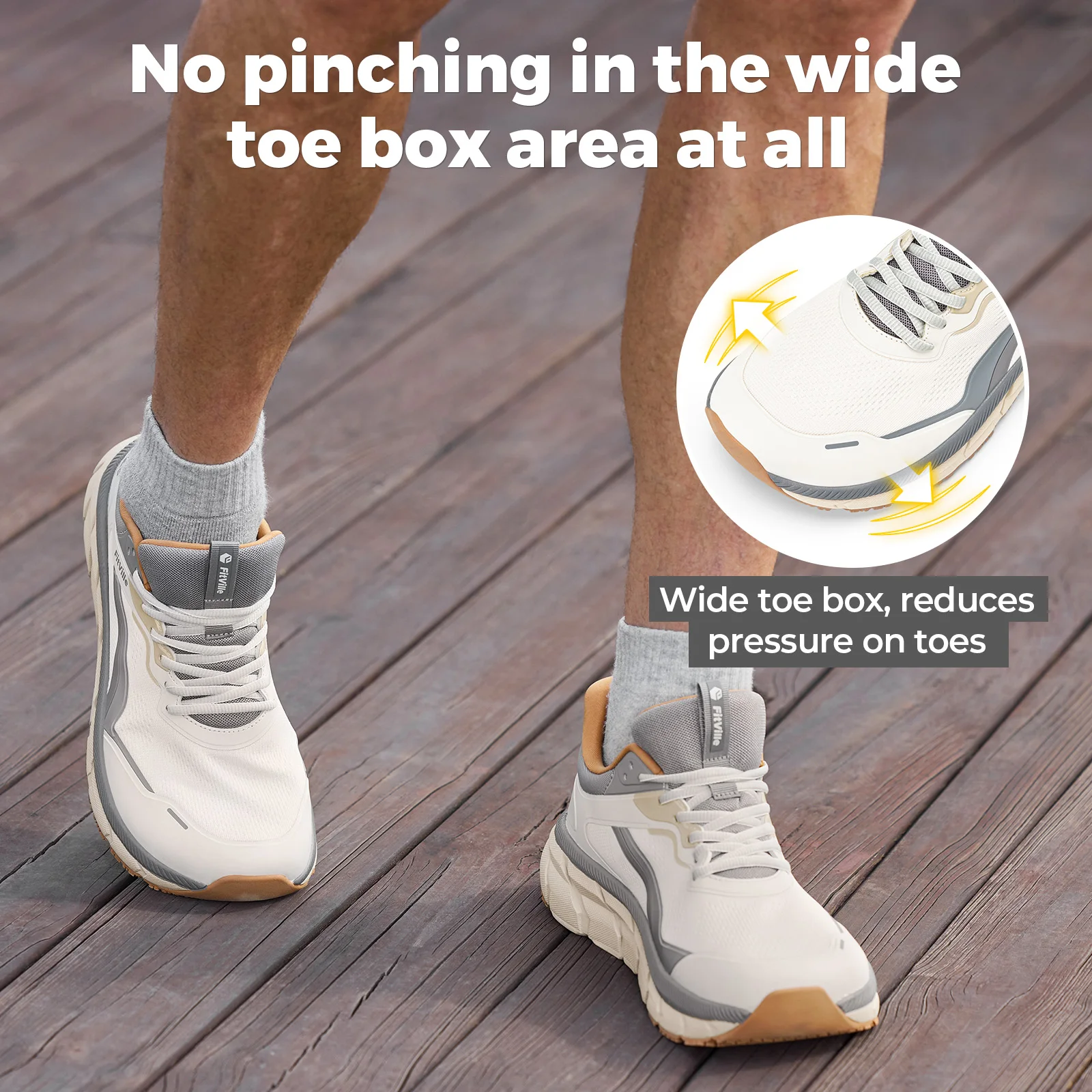 FitVille Ekstra Geniş Burunlu  - Wide Toe Box Running Sneakers incelemesi ve fiyatı