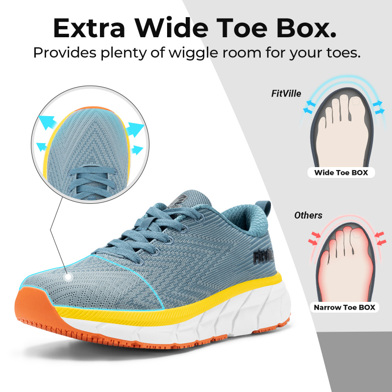 FitVille Geniş Burunlu Erkek A - Wide Toe Box Running Sneakers incelemesi ve fiyatı