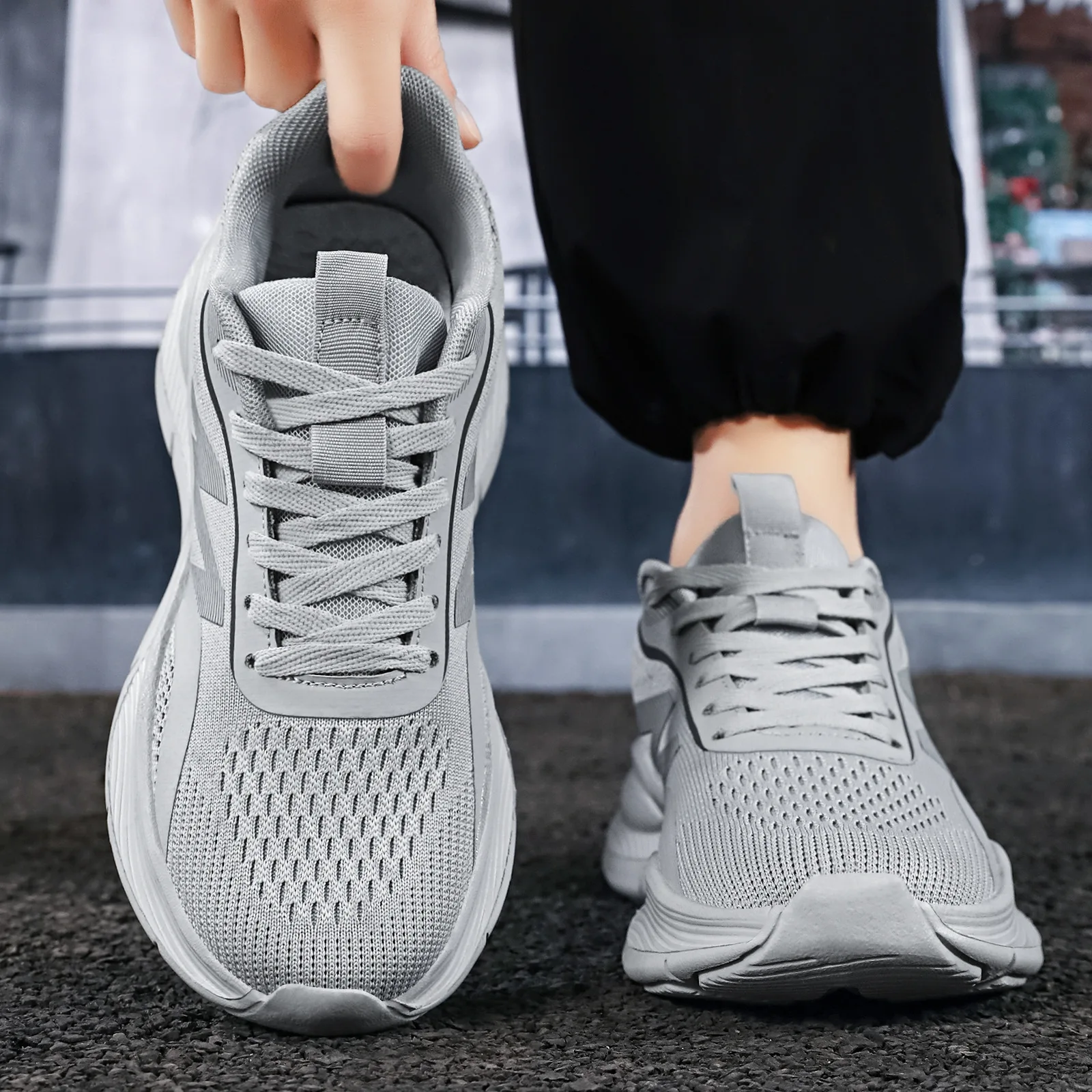 Erkekler için fileli, hafif, d - Shock Absorbing Gym Trainers incelemesi ve fiyatı